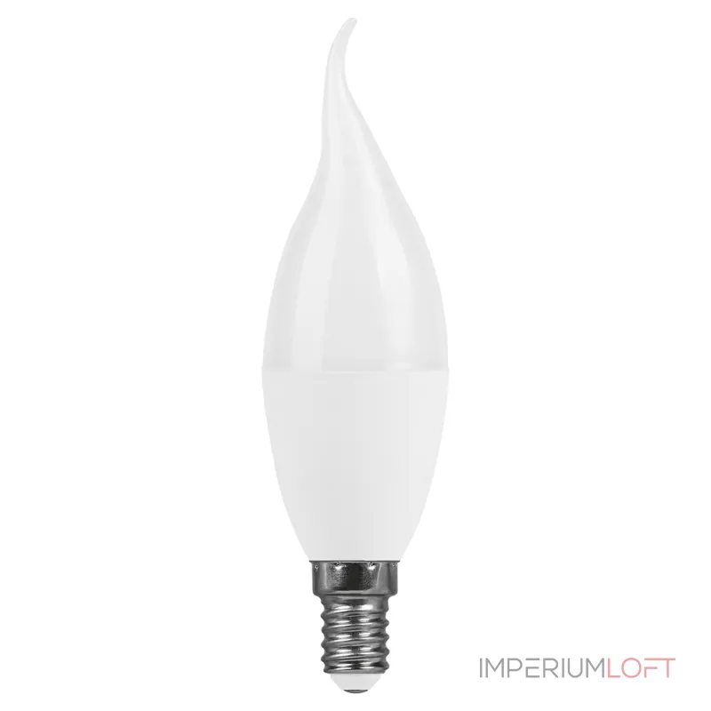 Лампа светодиодная LB-980 C37T (свеча на ветру) 15W 175-265V E14 6400К (холодный) Feron 52076