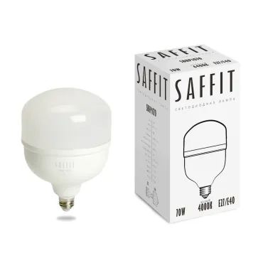 Лампа светодиодная Feron Saffit SBHP1070 E27-E40 70Вт 4000K 55098 Цвет арматуры белый Цвет плафонов белый