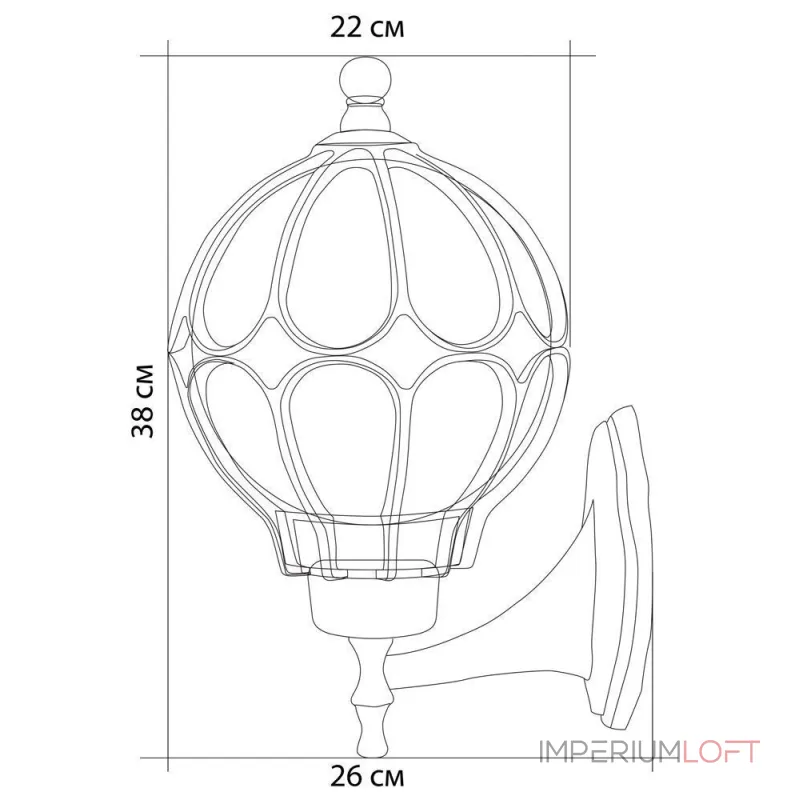 Светильник на штанге Feron Сфера 11350