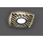 Встраиваемый светильник Feron CD984 32572 Цвет арматуры хром Цвет плафонов прозрачный