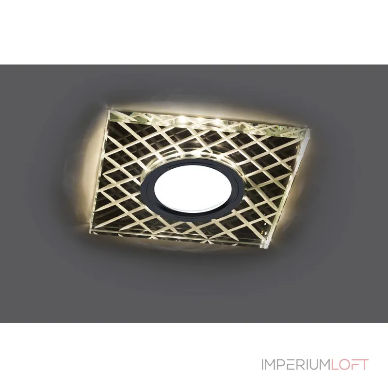 Встраиваемый светильник Feron CD984 32572 Цвет арматуры хром Цвет плафонов прозрачный