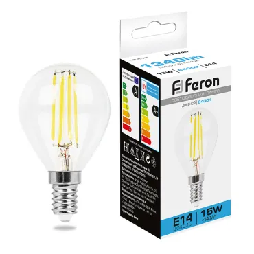 Лампа светодиодная Feron LB-515 E14 15Вт 6400K 38251