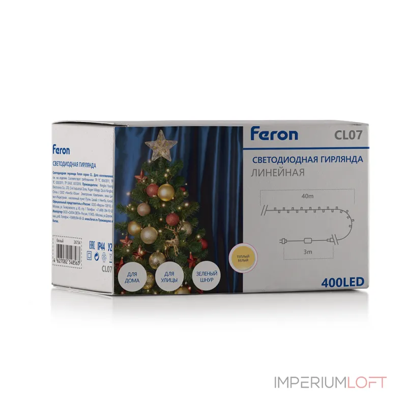 Гирлянда Нить Feron CL07 26734 Гирлянда Нить Feron CL07 26734