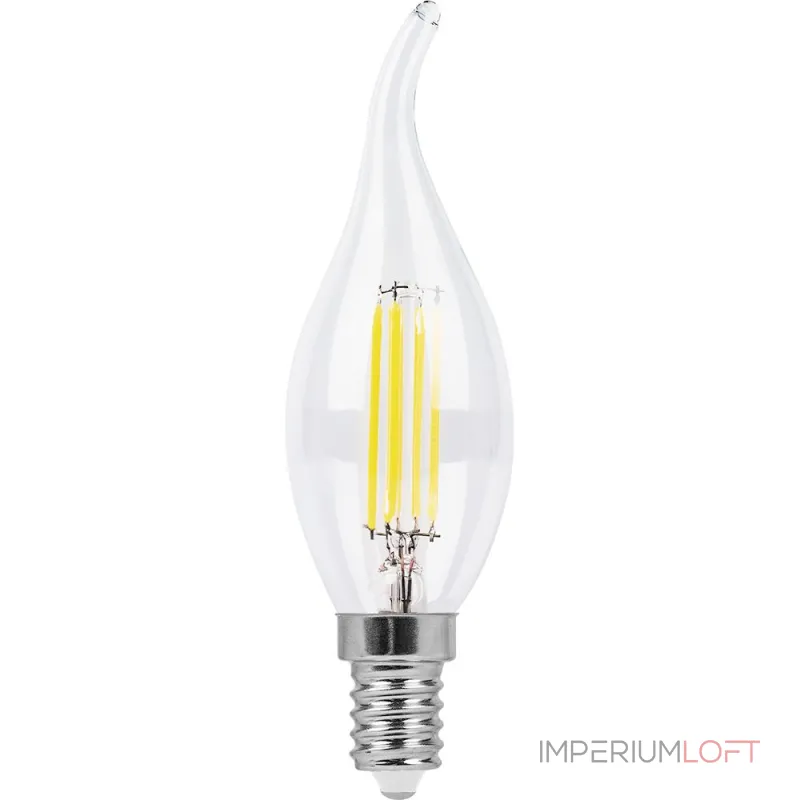 Лампа светодиодная Feron LB-714 Свеча на ветру E14 11W 230V 2700K 38010