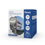 Светодиодная LED лента Feron LS710 120SMD(2835)/м 10Вт/м 220V длина 25м 6500K IP65 48764