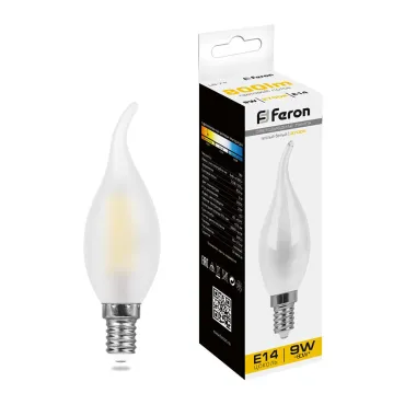 Лампа светодиодная Feron LB-74 Свеча на ветру E14 9W 230V 2700K 25959 Лампа светодиодная Feron LB-74 Свеча на ветру E14 9W 230V 2700K 25959
