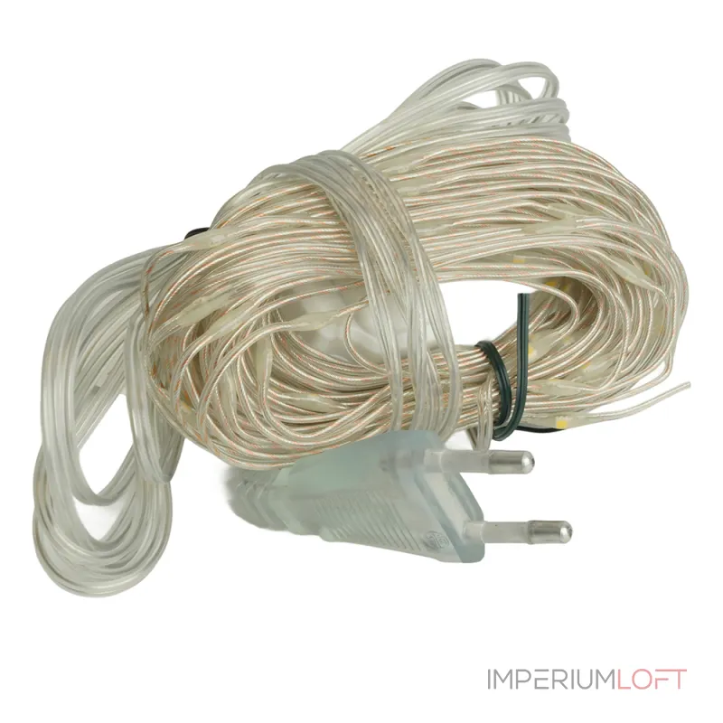 Гирлянда линейная FERON CL577 50LED 2700К (теплый белый) 5м+3м IP20 3W 48616