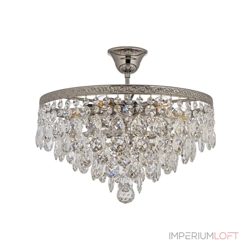Потолочная люстра Arti Lampadari Castellana Nickel Castellana E 1.3.30.608 N Потолочная люстра Arti Lampadari Castellana Nickel Castellana E 1.3.30.608 N
