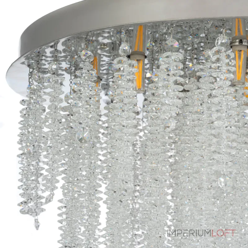 Люстра потолочная Arti Lampadari Flusso Nickel Flusso H 1.4.55.105 N Люстра потолочная Arti Lampadari Flusso Nickel Flusso H 1.4.55.105 N
