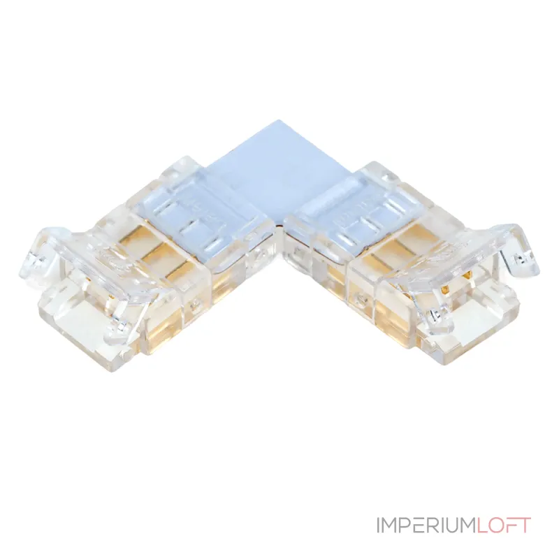 Соединитель угловой 10мм для ленты CCT SMD ленты шириной 8 мм Feron 52003