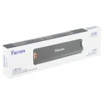 Трансформатор электронный для светодиодной ленты 150W 24V IP20 (драйвер) Feron 53147