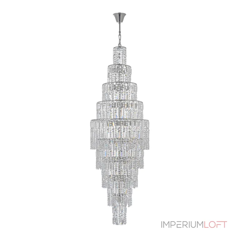 Каскадная люстра Arti Lampadari Valencia Nickel Valencia E 1.10.50.501 N Каскадная люстра Arti Lampadari Valencia Nickel Valencia E 1.10.50.501 N