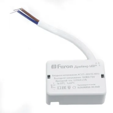 Драйвер для светодиодного светильника Feron LB0164 175-265Вт 0.2A 20W 41025