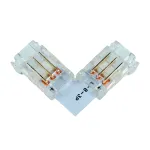 Соединитель угловой 10мм для ленты CCT SMD ленты шириной 8 мм Feron 52003