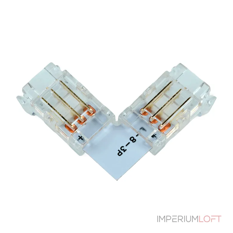 Соединитель угловой 10мм для ленты CCT SMD ленты шириной 8 мм Feron 52003