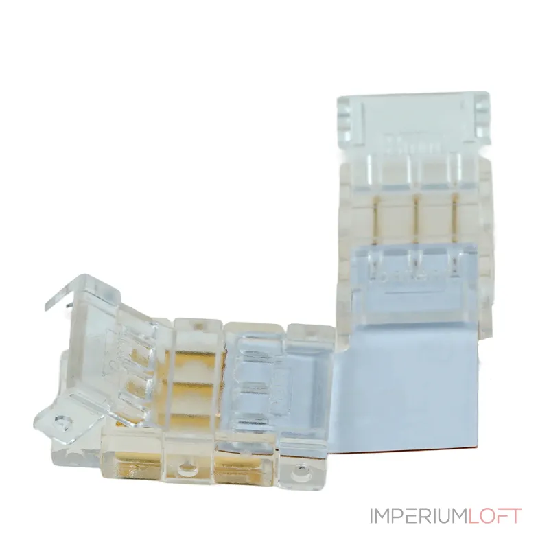 Соединитель угловой 10мм для ленты CCT SMD ленты шириной 8 мм Feron 52003