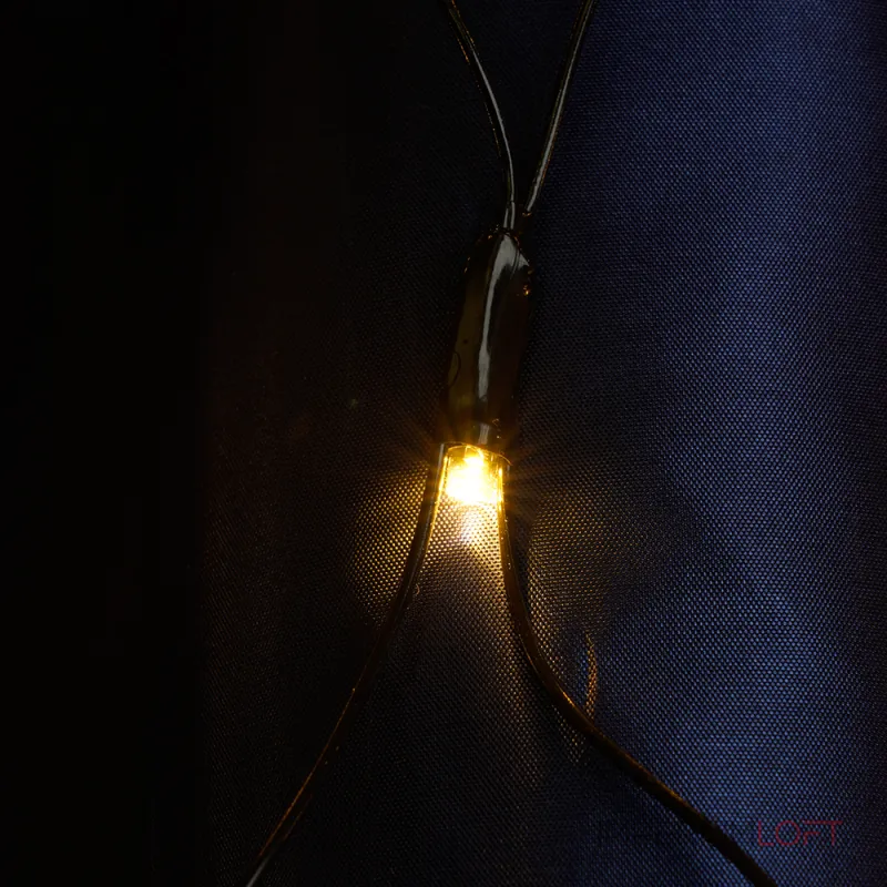 Гирлянда сеть FERON CL41, 204LED, 2700К (тёплый белый)2*2м+3м 22см, IP44, 10W от ImperiumLoft
