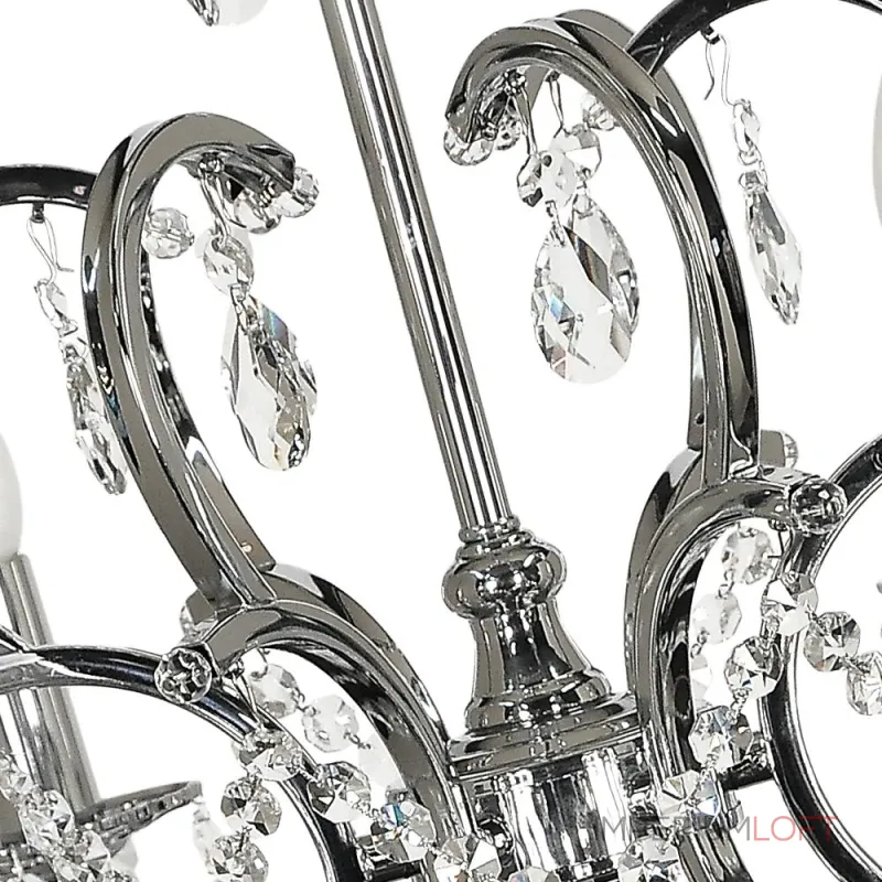 Подвесная люстра Arti Lampadari Pisani Nickel Pisani E 1.1.6.601 N