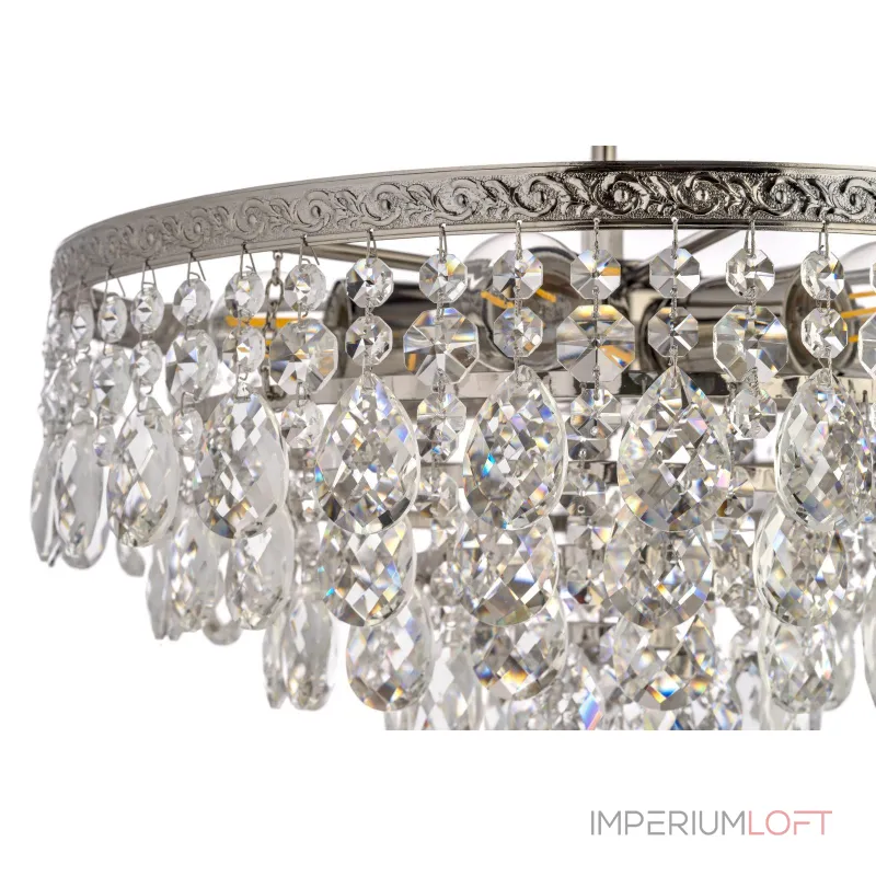 Потолочная люстра Arti Lampadari Castellana Nickel Castellana E 1.3.30.608 N Потолочная люстра Arti Lampadari Castellana Nickel Castellana E 1.3.30.608 N