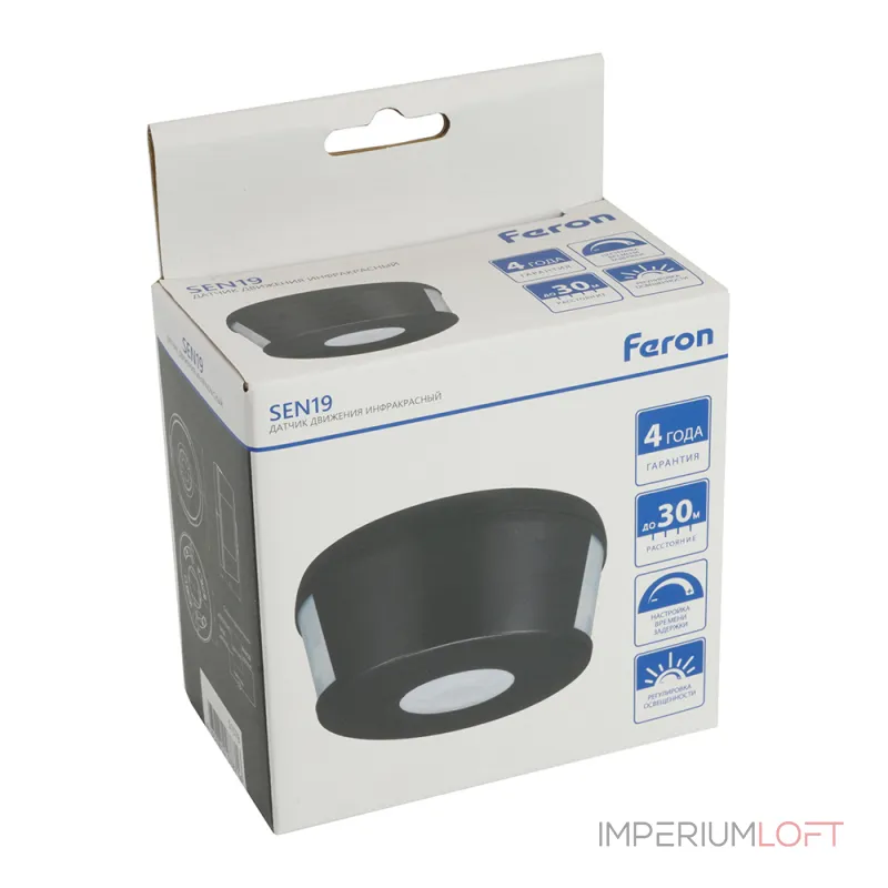 Датчик движения Feron SEN19 51578 от ImperiumLoft Датчик движения Feron SEN19 51578 от ImperiumLoft