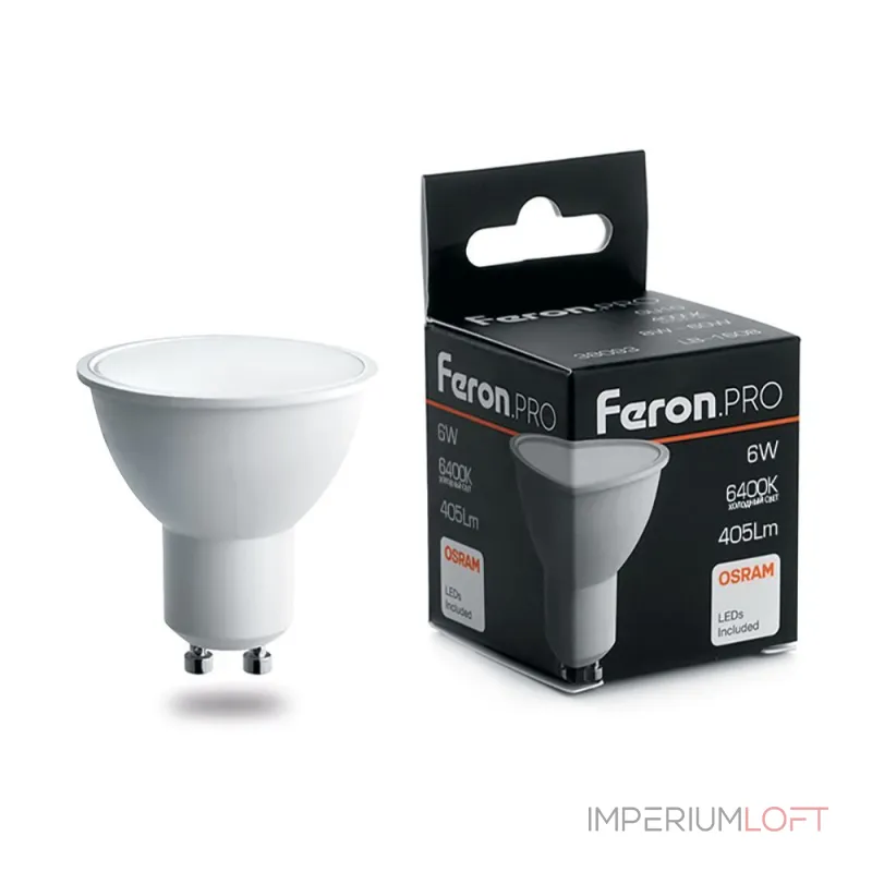 Лампа светодиодная Feron LB-1606 GU10 6Вт 6400K 38088 Цвет арматуры никель Цвет плафонов прозрачный Лампа светодиодная Feron LB-1606 GU10 6Вт 6400K 38088 Цвет арматуры никель Цвет плафонов прозрачный