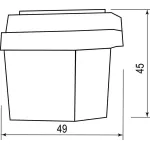 Датчик освещенности-фотоэлемент Feron SEN25 22055