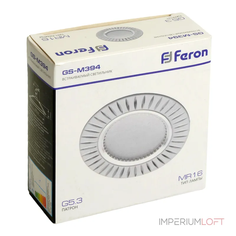 Встраиваемый светильник Feron GS-M394 28342 Встраиваемый светильник Feron GS-M394 28342