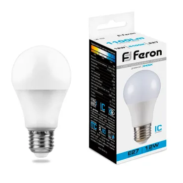 Лампа светодиодная Feron LB-93 E27 12Вт 6400K 25490 Лампа светодиодная Feron LB-93 E27 12Вт 6400K 25490