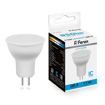 Лампа светодиодная Feron Lb 760 G5.3 11Вт 6400K 38139