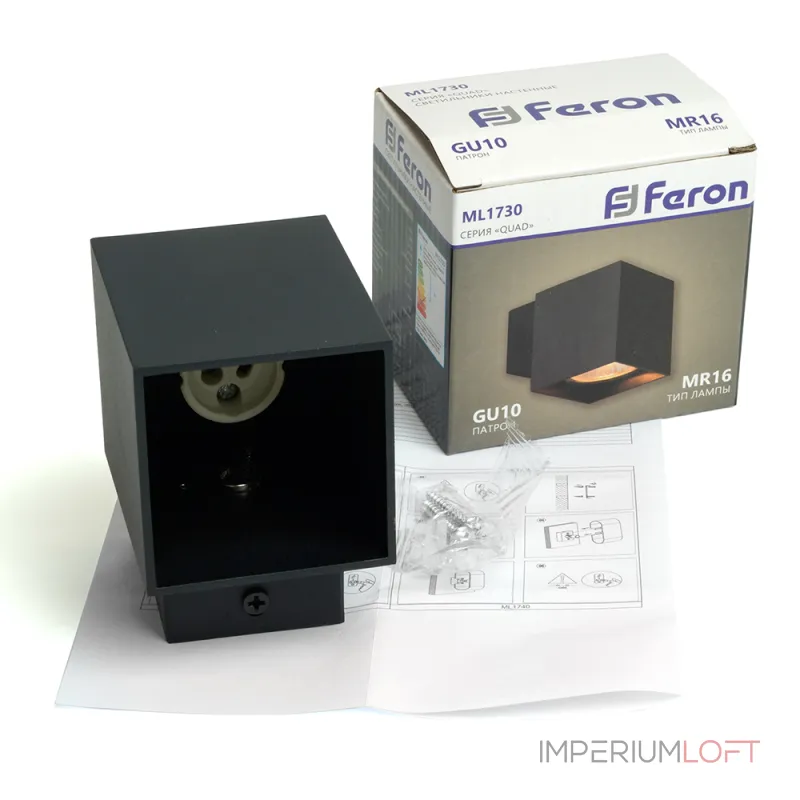 Светильник настенный Feron ML1730 GU10 IP20 35W от ImperiumLoft Светильник настенный Feron ML1730 GU10 IP20 35W от ImperiumLoft