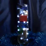 Гирлянда линейная от батареек FERON CL565, 30LED, 5000К (белый) 3м+0,5м IP20, 0,9W 48610