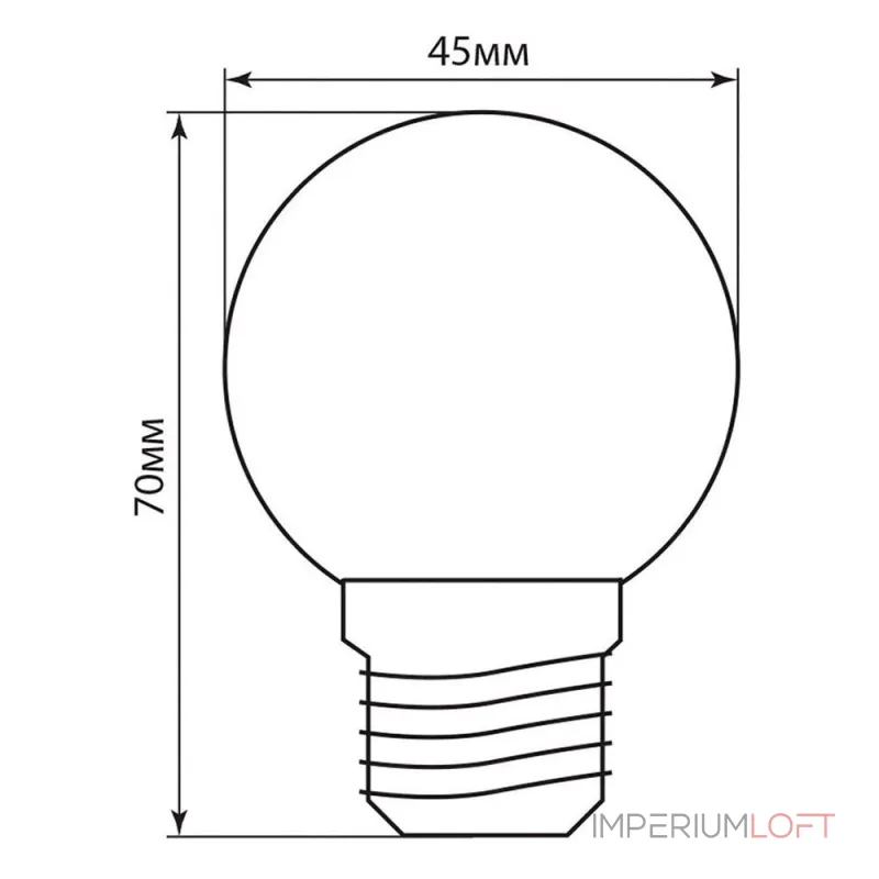 Лампа светодиодная Feron LB-37 E27 1Вт K 25118 от ImperiumLoft Лампа светодиодная Feron LB-37 E27 1Вт K 25118 от ImperiumLoft