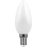 Лампа светодиодная Feron Saffit LB-66 E14 7Вт 2700K 25785 Цвет арматуры белый Цвет плафонов серый