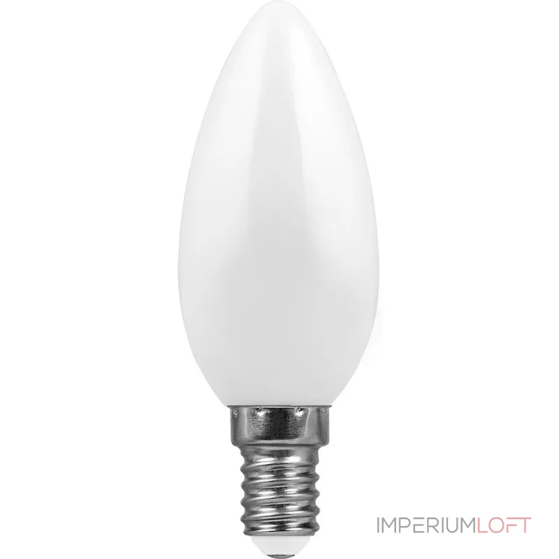 Лампа светодиодная Feron Saffit LB-66 E14 7Вт 2700K 25785 Цвет арматуры белый Цвет плафонов серый