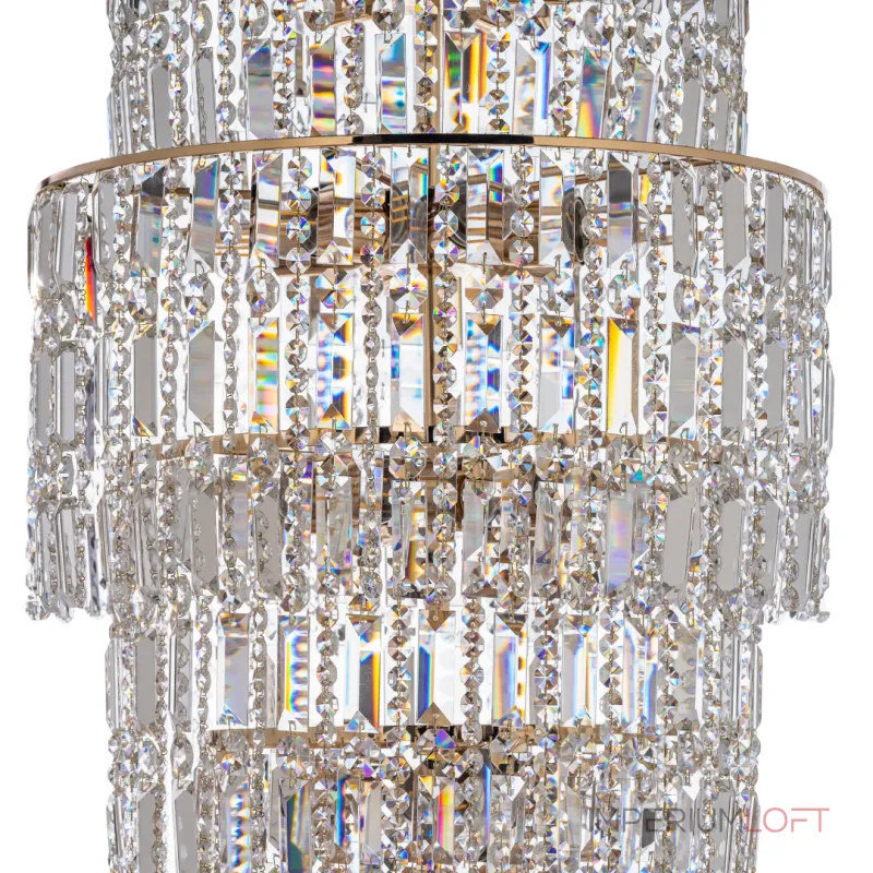 Каскадная люстра Arti Lampadari Valencia Gold Valencia E 1.10.50.501 G Каскадная люстра Arti Lampadari Valencia Gold Valencia E 1.10.50.501 G