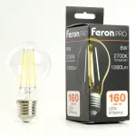 Лампа светодиодная Feron.PRO LB-1108 Шар E27 1280LM 8W 175-265V 2700K 48892 от ImperiumLoft