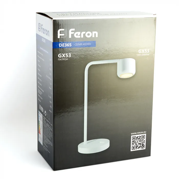 Настольная лампа Feron DE365 GX53 IP20 12W от ImperiumLoft