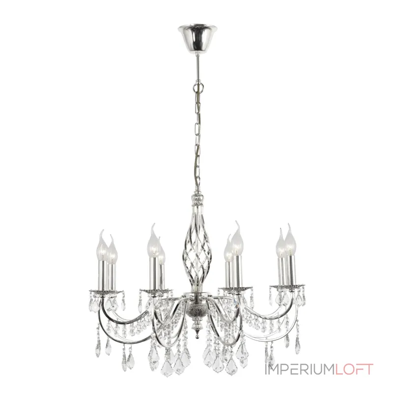 Подвесная люстра Arti Lampadari Deco Silver Deco E 1.1.8.600 S Подвесная люстра Arti Lampadari Deco Silver Deco E 1.1.8.600 S
