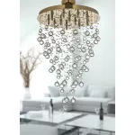 Каскадная люстра Arti Lampadari Flusso Gold Flusso H 1.4.55.615 G