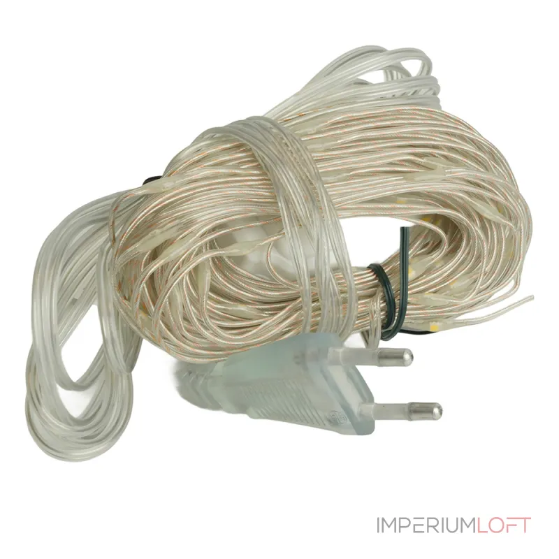 Гирлянда линейная FERON CL578 100LED 2700К (теплый белый) 10м+3м IP20 6W 48619 от ImperiumLoft