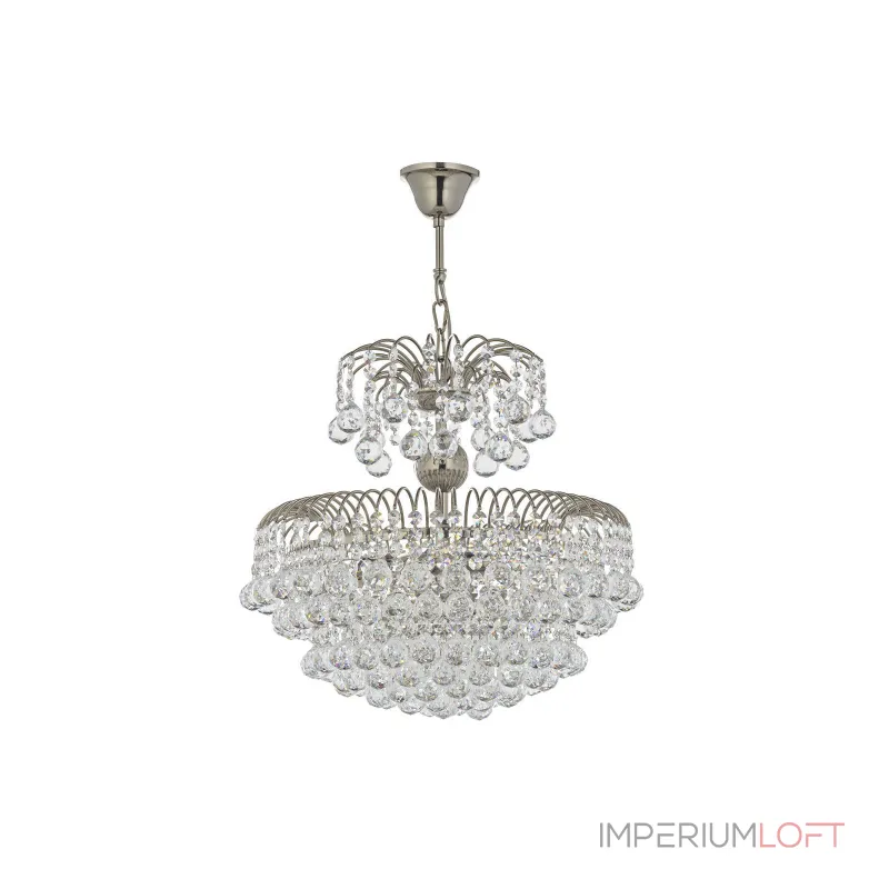 Подвесная люстра Arti Lampadari Pompei Nickel Pompei E 1.5.40.100 N Подвесная люстра Arti Lampadari Pompei Nickel Pompei E 1.5.40.100 N