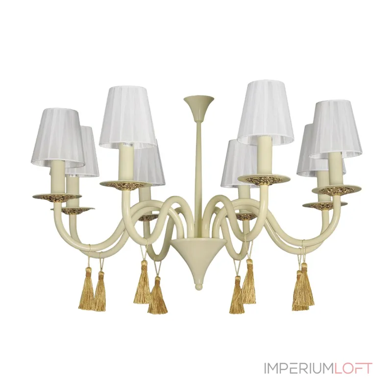 Подвесная люстра Arti Lampadari Pontone Cream Pontone E 1.1.8 C