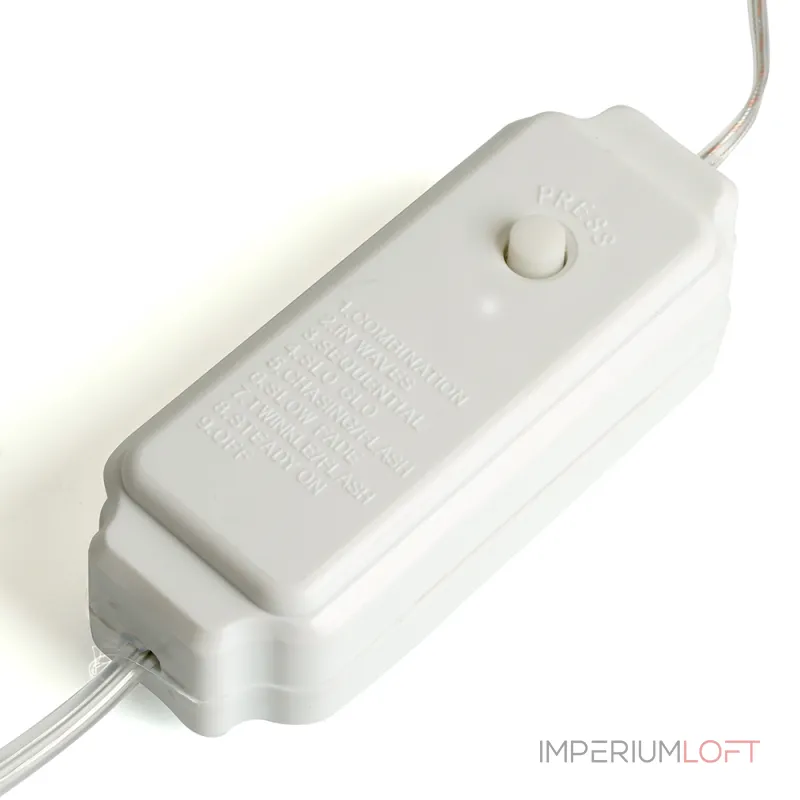 Гирлянда линейная FERON CL578 100LED 2700К (теплый белый) 10м+3м IP20 6W 48619 от ImperiumLoft