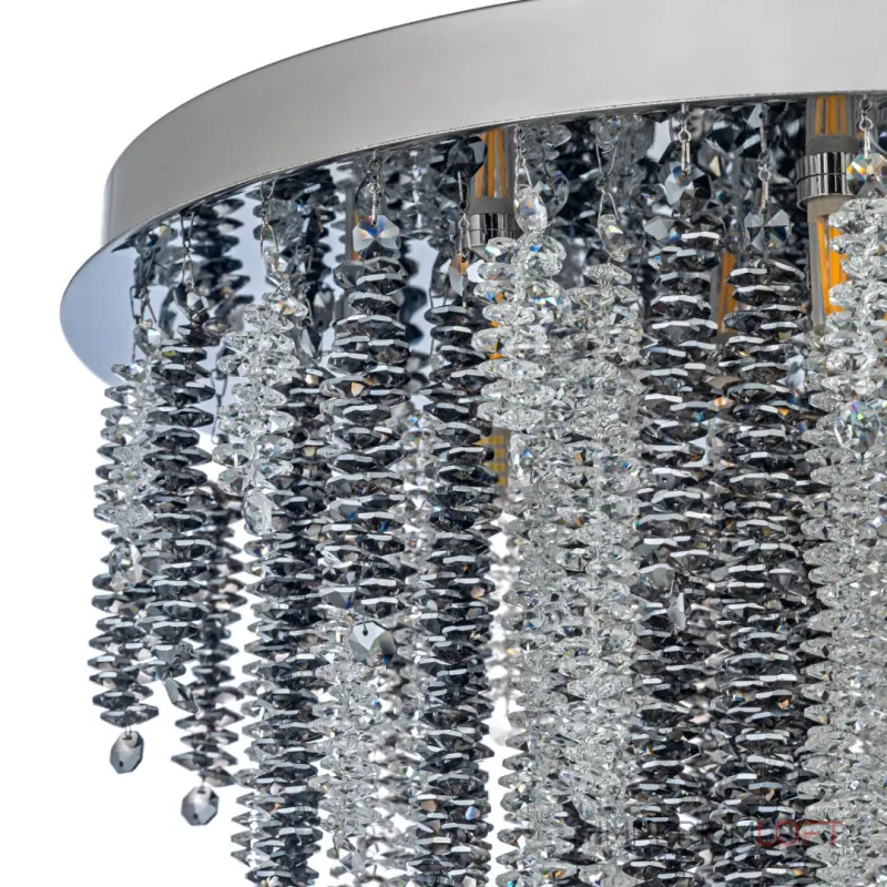 Люстра потолочная Arti Lampadari Flusso Nickel Flusso H 1.4.55.106 N Люстра потолочная Arti Lampadari Flusso Nickel Flusso H 1.4.55.106 N