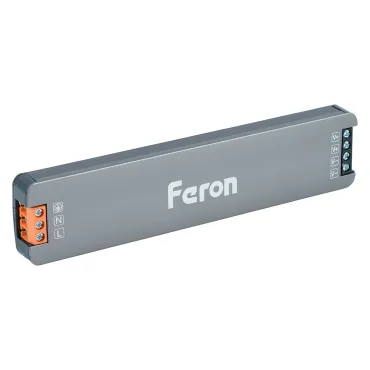 Трансформатор электронный для светодиодной ленты 200W 24V IP20 (драйвер) Feron 53148