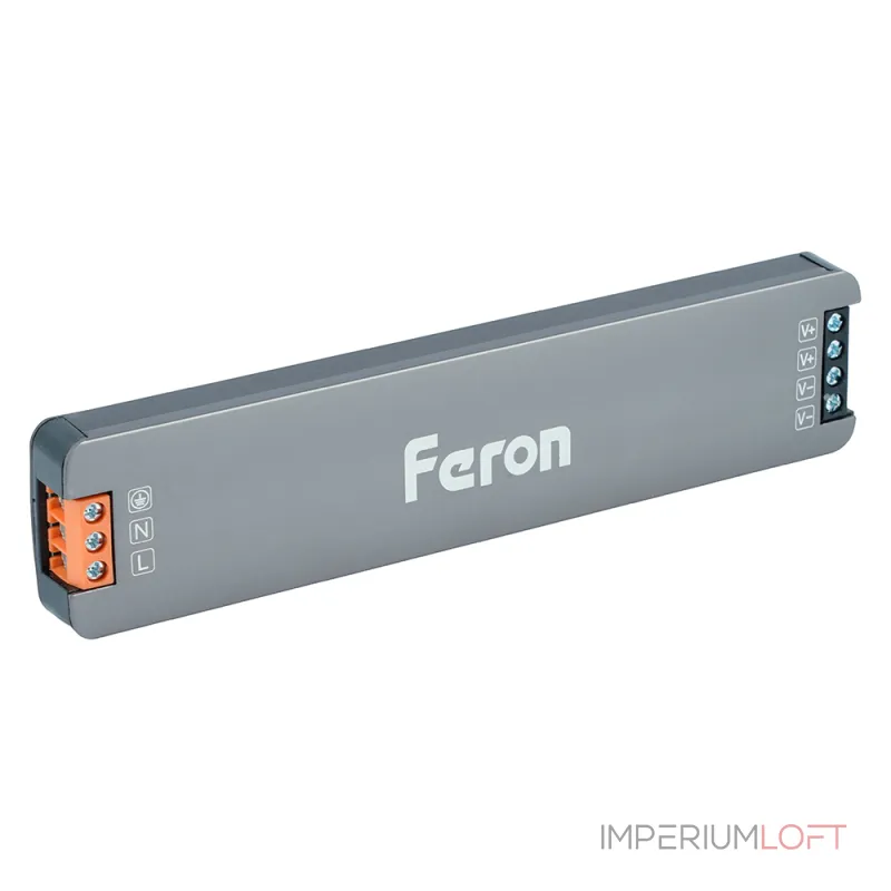 Трансформатор электронный для светодиодной ленты 200W 24V IP20 (драйвер) Feron 53148
