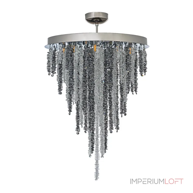 Люстра потолочная Arti Lampadari Flusso Nickel Flusso H 1.4.55.106 N Люстра потолочная Arti Lampadari Flusso Nickel Flusso H 1.4.55.106 N