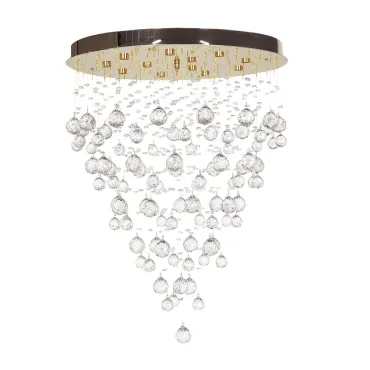 Каскадная люстра Arti Lampadari Flusso Gold Flusso H 1.4.55.615 G Каскадная люстра Arti Lampadari Flusso Gold Flusso H 1.4.55.615 G