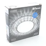 Встраиваемый светильник Feron 29473 Цвет арматуры хром Цвет плафонов хром