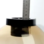 Наземный низкий светильник Feron Saffit Оптима 11563 Цвет арматуры черный Цвет плафонов коричневый